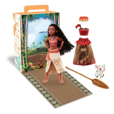 Disney Store Official Princess Story Doll (Moana) Inches Includes Coloring Book and Additional D