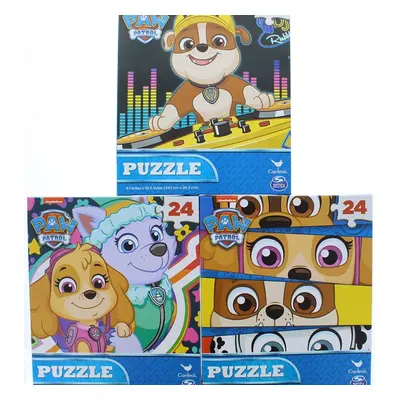 3 Pk. Paw Patrol Jigsaw Puzzle Piece (Assorted Puzzles)