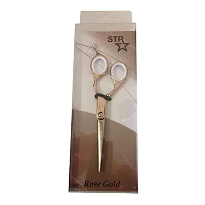 5.5-Inch Jaguar Hairdressing Scissor Sharp Offset Hair Scissors - Rose Gold