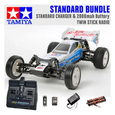 TAMIYA RC Neo Fighter Buggy DT03 1:10 Standard Stick Radio Bundle