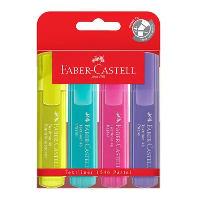 Faber-Castell Pastel Highlighter (Pack of 4)