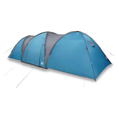 (blue) vidaXL Family Tent Dome 8-Person Waterproof Camping Tent Lightweight Tent