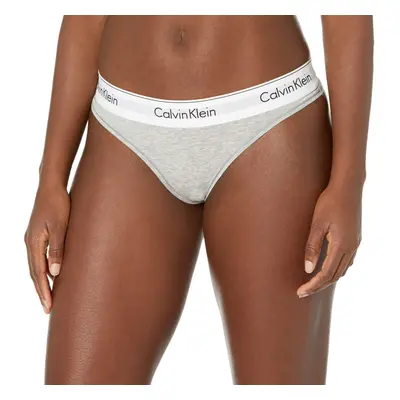 Calvin Klein Women's Modern Cotton Stretch Thong Panties Grey Heather