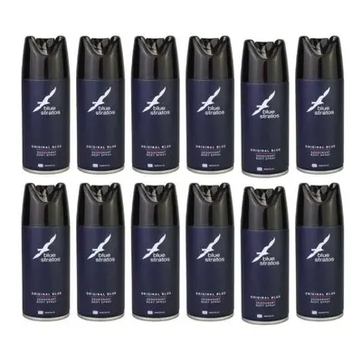 Blue Stratos Deodorising Body Spray 150ml (Pack of 12)