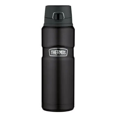 THERMOS Stainless King VacuumInsulated Drink Bottle Ounce Matte Black