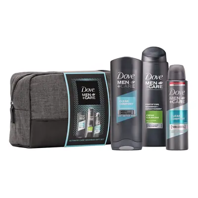 Dove Men + Care Wash Bag Gift, For Fathers, Boys & Dads, Deodorant & Shower Gel