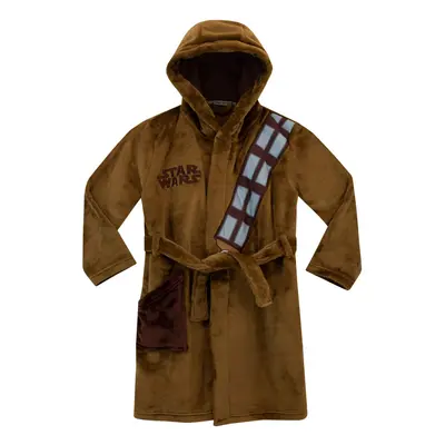 STAR WARS Boys' Chewbacca Robe Brown Size