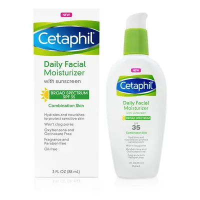 Cetaphil Cetaphil Daily Oil-free Facial Moisturizer With Sunscreen Spf for Sensitive, Combinatio