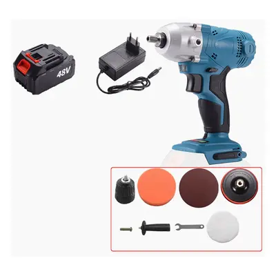 (EU Plug) EU/US Plug Wireless Polishing Machine Drilling Waxer Scratch Repair Grinding Tool Grin