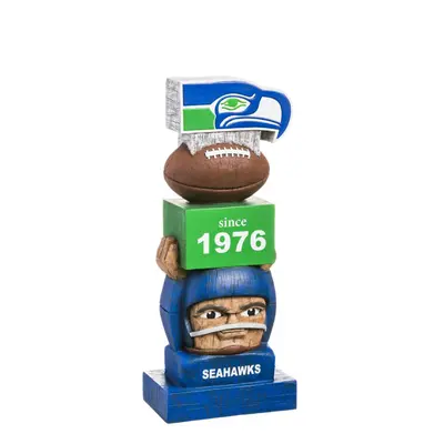 Team Sports America Seattle Seahawks Vintage NFL Tiki Totem Statue