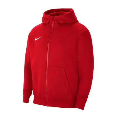 Kid Y Nk Flc Park20 Fz Hoodie Sweatshirt, Red White, Years UK