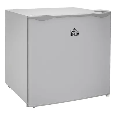 HOMCOM 35L Tabletop Freezer with Adjustable Temperature Wire Shelf Grey