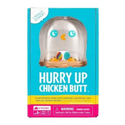 Exploding Kittens Hurry Up Chicken Butt A Hot-Potato game with jumping, laughing, and lots of an