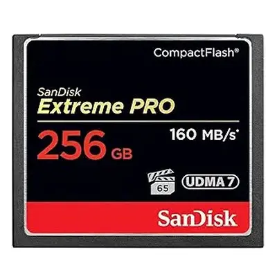 Sandisk Extreme Pro CompactFlash (Read 160mb/s, Write140mb/s, 256GB) (SDCFXPS-256G-X46)