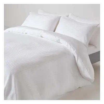 Homescapes Single White Egyptian Cotton Duvet Cover Set TC