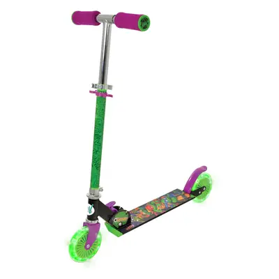 Turtles Folding Inline Scooter with Light Up Wheels