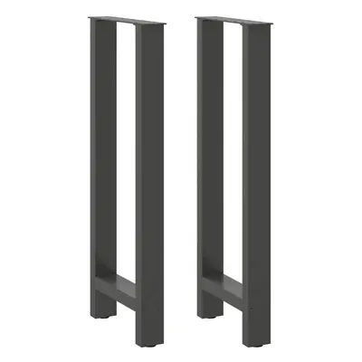 (anthracite, x (100-101) cm/ pcs) vidaXL Coffee Table Legs Desk Legs Metal Furniture Legs Bar St