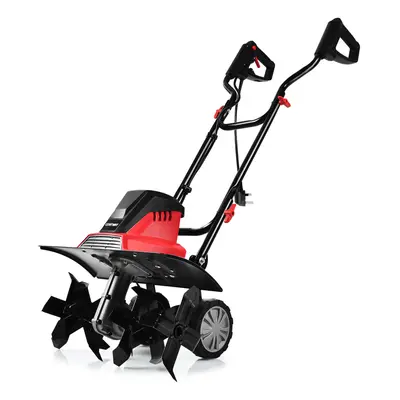 1500W Electric Tiller Garden Soil Cultivator Rotavator W/ Sharp Tiller Blades