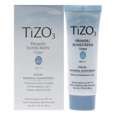 Tizo Tizo3 Facial Primer Tinted SPF For Unisex 1.75 oz Sunscreen