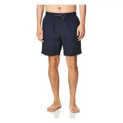 Tommy Hilfiger mens 7"" Swim Trunks Blue Captain Large US