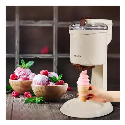 1000ml Electric Ice Cream Maker Auto Mini Household Fruit Kitchen Machine Tool