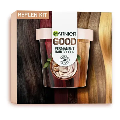 Good Permanent Hair Dye Replen Kit, 4.0 Cacao Brown, Up To 100% Grey Coverage, Weeks Long-Lastin