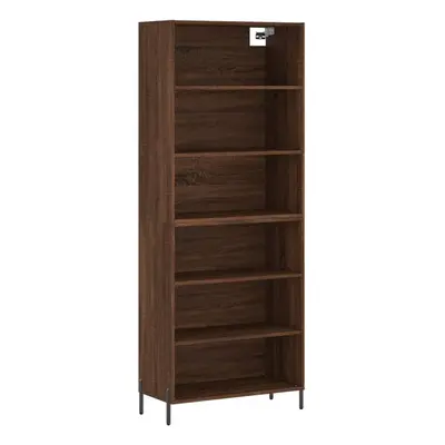 (brown oak, shelves) vidaXL Highboard Sideboard Storage Cabinet Home Side Cabinet Engineered Woo