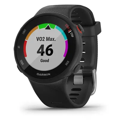 Garmin Forerunner 45S GPS Running Watch with Coach Training Plan Support - Black, Small