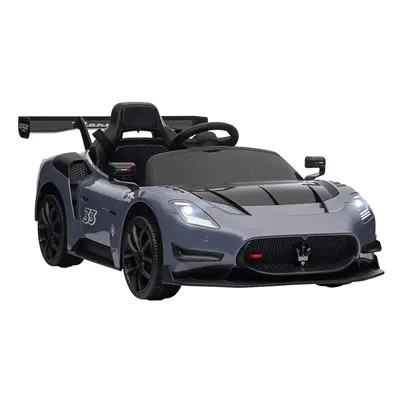 AIYAPLAY Maserati GT2 Licensed 12V Electric Ride on Car w/ Remote, Grey