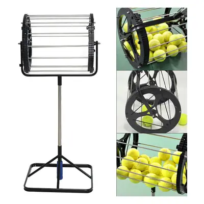 Tennis Ball Picker Collector, Long Handle Telescopic Ball Trainer, Pickup Basket Container, Pick