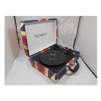 Victrola Suitcase Bluetooth 3-Speed Turntable - UK Flag