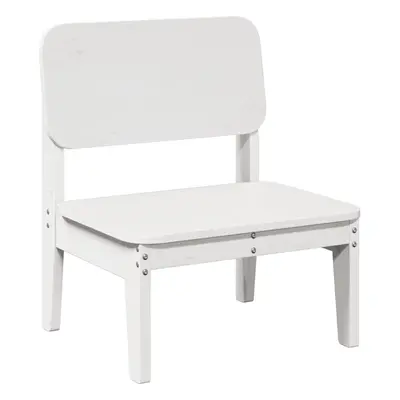 (white, pcs) vidaXL Garden Chair 60x52.5x72 cm Impregnated Wood Pine relax chair