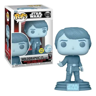 Star Wars Episode VI Return of The Jedi: Holographic Luke Skywalker 40th Anniversary Glow in The