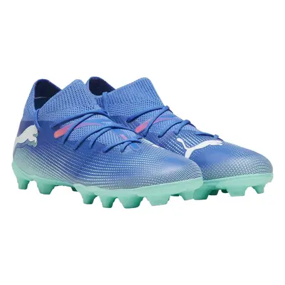 (3 UK, Blue/White) Puma Childrens/Kids Future Play Football Boots