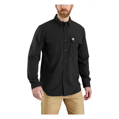 Carhartt Men's Force Relaxed Fit Lightweight Long-Sleeve Shirt Black