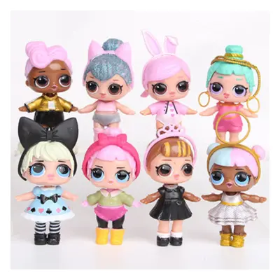 8Pcs LOL Dolls L.O.L Surprise Ball Pets Toys Girls Set Action Figures