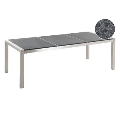 Garden Table Stone Graphite Grey GROSSETO