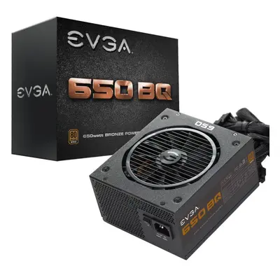 EVGA BQ, 80+ BRONZE 650W, Semi Modular, Includes FREE Power On Self Tester, Power Supply 110-BQ-