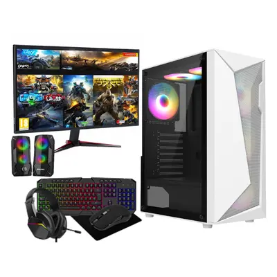 (intel core i5, GB SSD & 2TB HDD) Fast Gaming Intel Quad i5 16GB RAM HDD & SSD PC Bundle & Speak