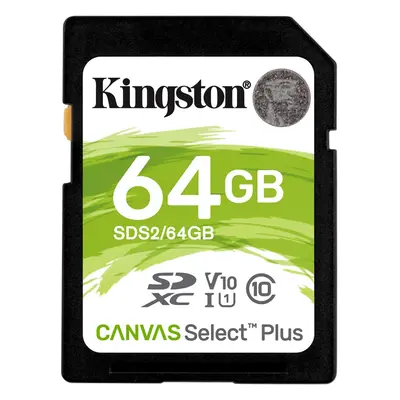 Kingston Canvas Select Plus SDHC (64GB, SDS2/64GB)