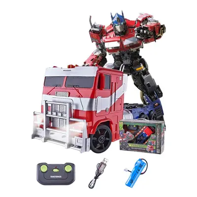 (A) Transformers Optimus Prime Bumblebee Remote control Car Four-wheel Drive Racing Car Action F