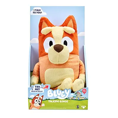 Bluey Bingo Large 30cm Talking Sounds Plush: Official Collectable Character Cuddly Jumbo Soft To