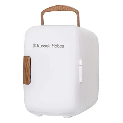 Russell Hobbs RH4CLR1001SCW 4L/6 Can Mini Portable Cooler & Warmer for Drinks, Cosmetics/Makeup/