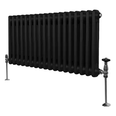 (300mm x 832mm, Black) Traditional Column Radiator Heater