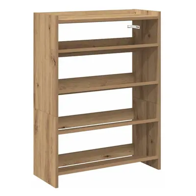 (artisan oak, cm/ cm) vidaXL Shoe Rack Shoe Cabinet Shoe Storage Shelf Hall Cupboard Engineered 