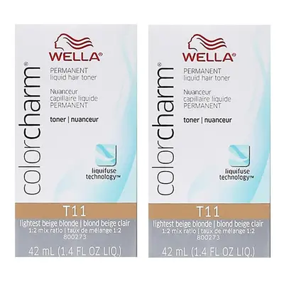 (2pk Lightest Beige Blonde) Wella Blonde Colour Charm | Permanent Liquid Hair Toners