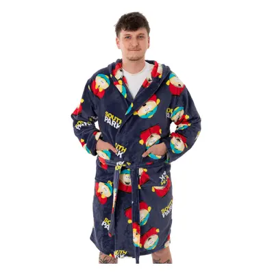 (L, Navy) South Park Mens Eric Cartman Hooded Robe