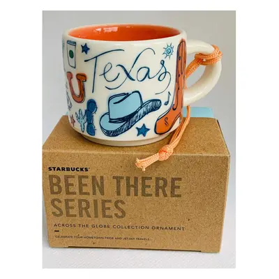 Starbucks TEXAS BEEN THERE SERIES ACROSS THE GLOBE COLLECTION ORNAMENT Ceramic Coffee Demitasse 