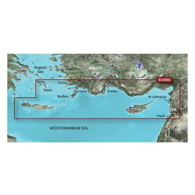 Garmin VEU506S - Crete to Cyprus - SD Card