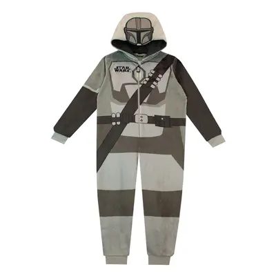 STAR WARS Boys' The Mandalorian Onesie Gray